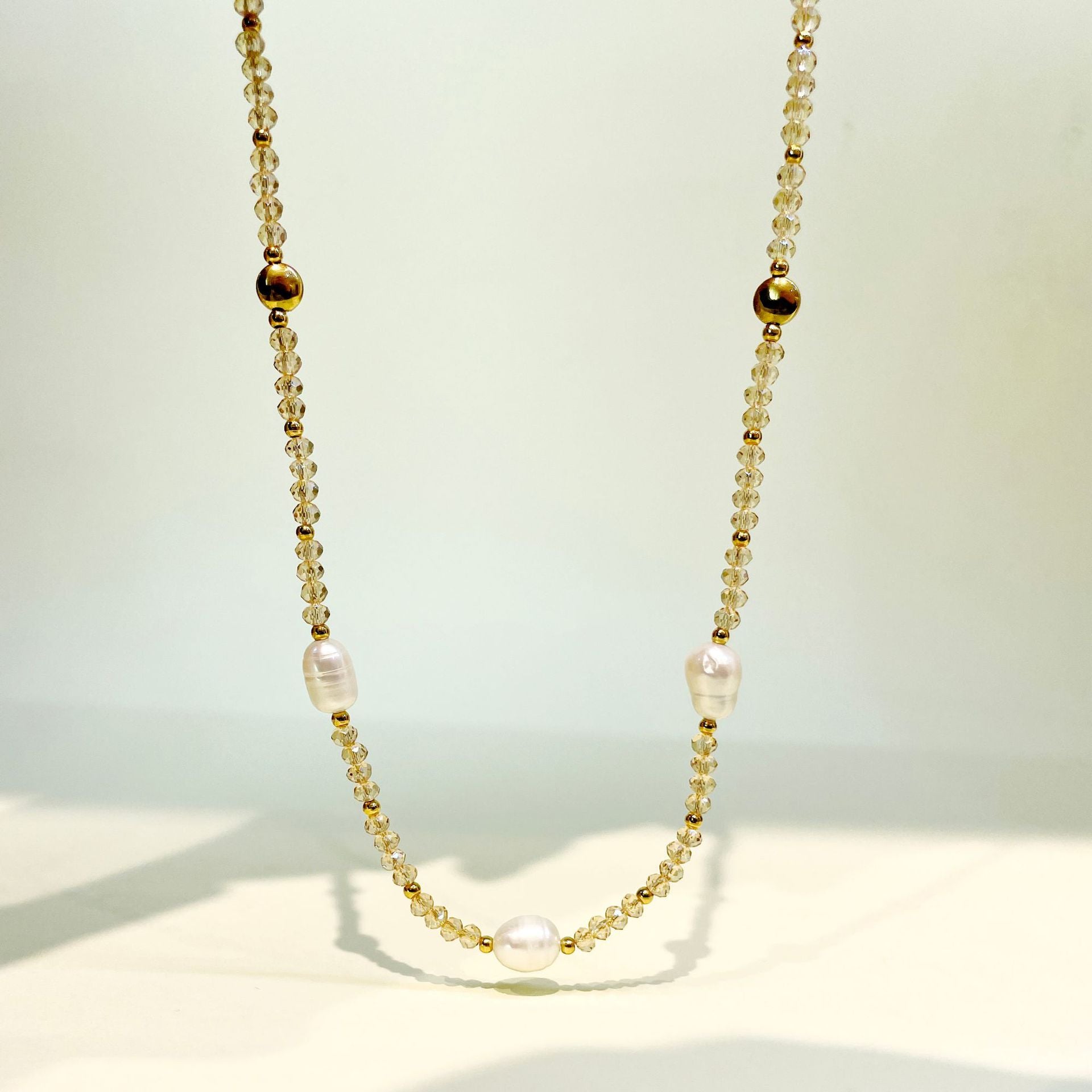 Wholesale Tropical Ocean Wind Multicolor Crystal Pearl Necklaces